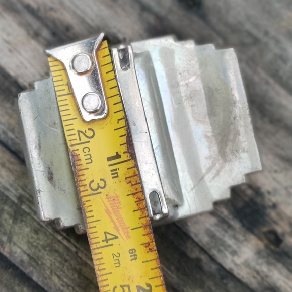 Vintage Art Deco Pot Metal Belt Buckle - Picture 4 of 7